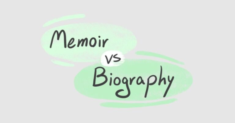 memoir vs biography