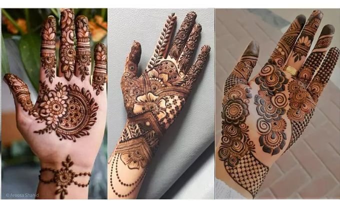Easy Front Hand Simple Mehndi Design