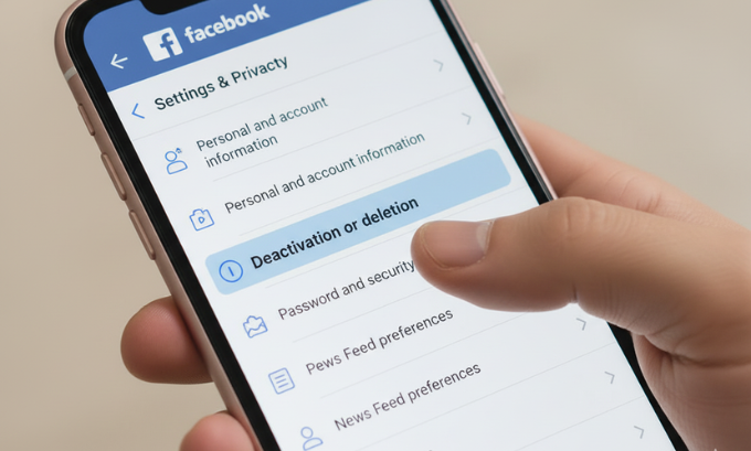 Deactivation on Mobile App